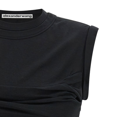 Alexander Wang Twisted Bust Layered Tank Top