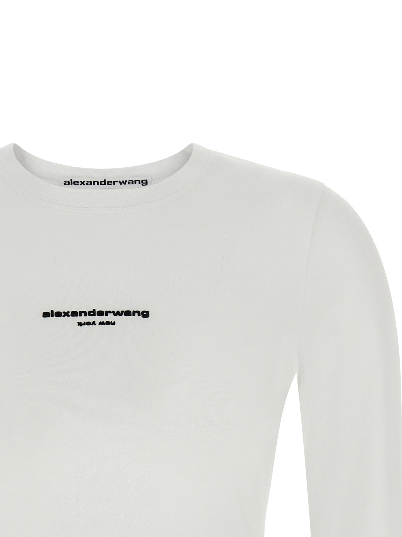 Alexander Wang Ls Tee W/logo Print T-shirt