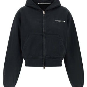 Alexander Wang Zip-up Hoodie Sweatshirt