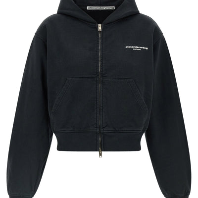 Alexander Wang Zip-up Hoodie Sweatshirt