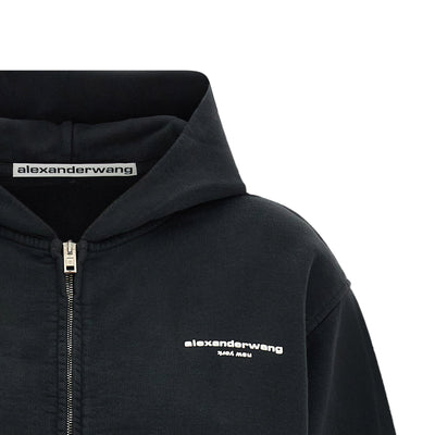 Alexander Wang Zip-up Hoodie Sweatshirt