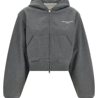 Alexander Wang Zip-up Hoodie Sweatshirt