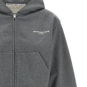 Alexander Wang Zip-up Hoodie Sweatshirt