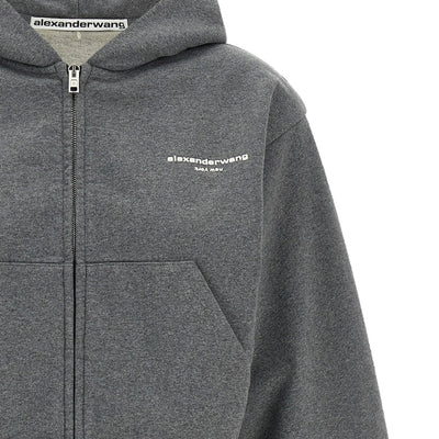 Alexander Wang Zip-up Hoodie Sweatshirt