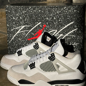 Nike Air Jordan 4 Retro White/Black-Neutral Grey