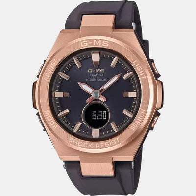 Baby-G Women Quartz Black Dial Analog-Digital Resin Watch B217