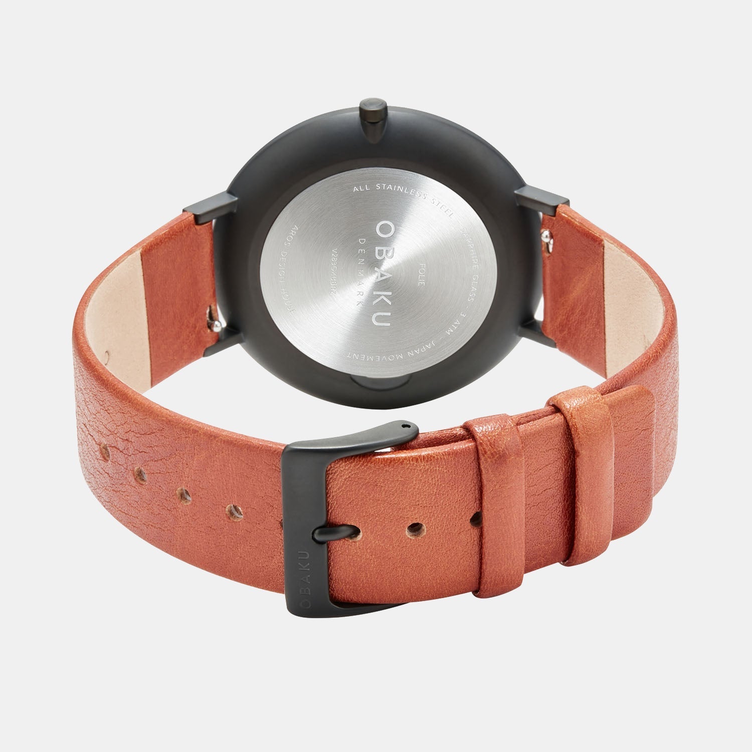 Folie Tan Men Quartz Black Dial Analog Leather Watch V283GXBBRZ