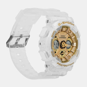 G-Shock Women Women Quartz Gold Dial Analog-Digital Resin Watch G1401