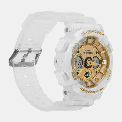 G-Shock Women Women Quartz Gold Dial Analog-Digital Resin Watch G1401