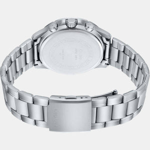 Enticer Men Quartz Blue Dial Chronograph Stainless Steel Watch A1885