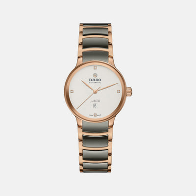 Centrix Unisex Automatic White Dial Analog Stainless Steel Watch R30019722