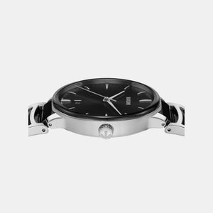 Centrix Unisex Quartz Black Dial Analog Ceramic Watch R30021152