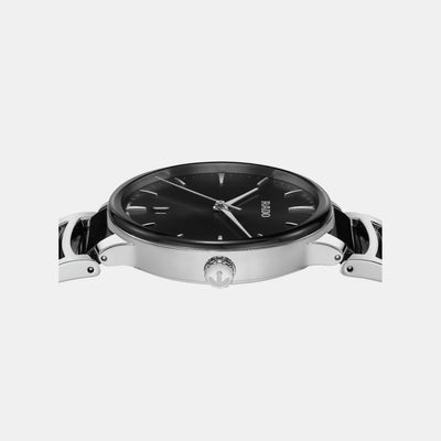 Centrix Unisex Quartz Black Dial Analog Ceramic Watch R30021152