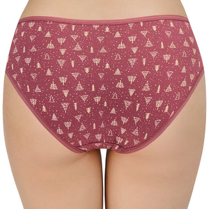 Print Low Rise Bikini Panties (Pack of 3)