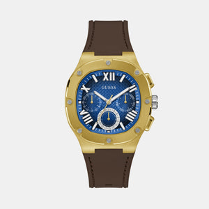 Headline Men Quartz Blue Dial Chronograph Silicone Watch GW0571G5