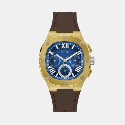 Headline Men Quartz Blue Dial Chronograph Silicone Watch GW0571G5
