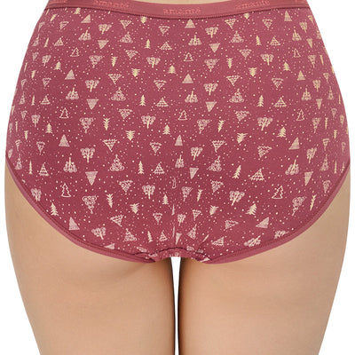 Print High Rise Full Brief Panties (Pack of 3)