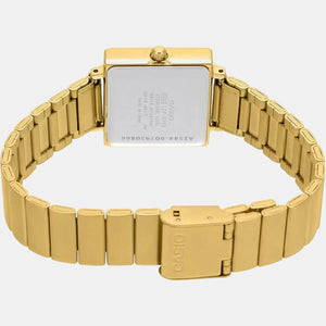 Enticer Women Quartz Gold Dial Analog Stainless Steel Watch A1544