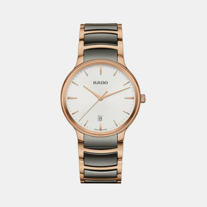 Centrix Unisex Quartz Silver Dial Analog Ceramic Watch R30023012