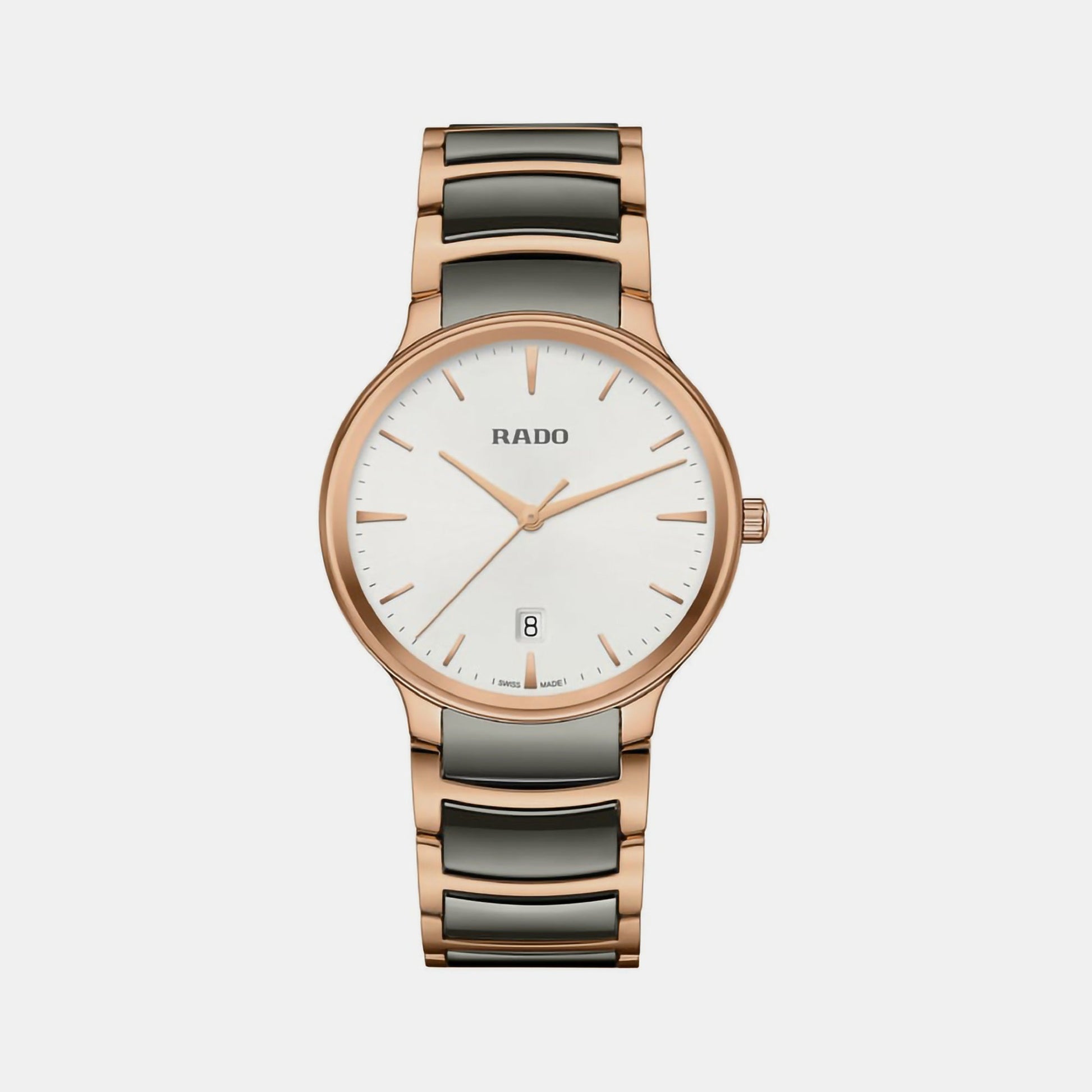 Centrix Unisex Quartz Silver Dial Analog Ceramic Watch R30023012