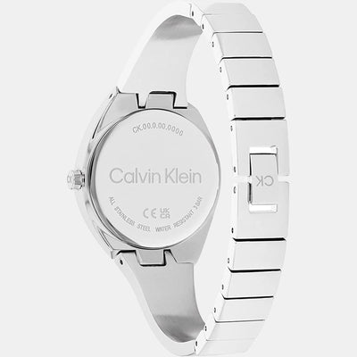 Charming Women Quartz Silver Dial Analog Stainless Steel Watch 25200234