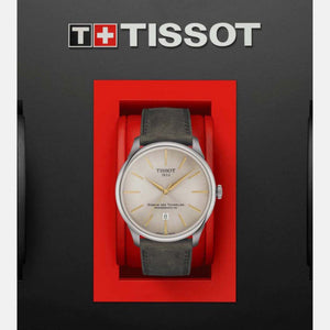 Chemin Des Tourelles Men Automatic Leather Watch T1394071626100