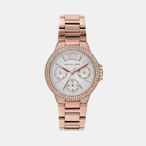 Camille Women Quartz White Dial Chronograph Stainless Steel Watch MK6845