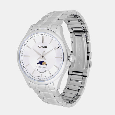 Enticer Men Quartz White Dial Analog Stainless Steel Watch A2166
