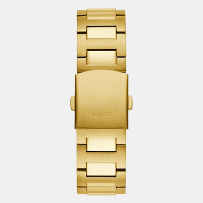 Headline Men Quartz Gold Dial Chronograph Stainless Steel Watch GW0572G2