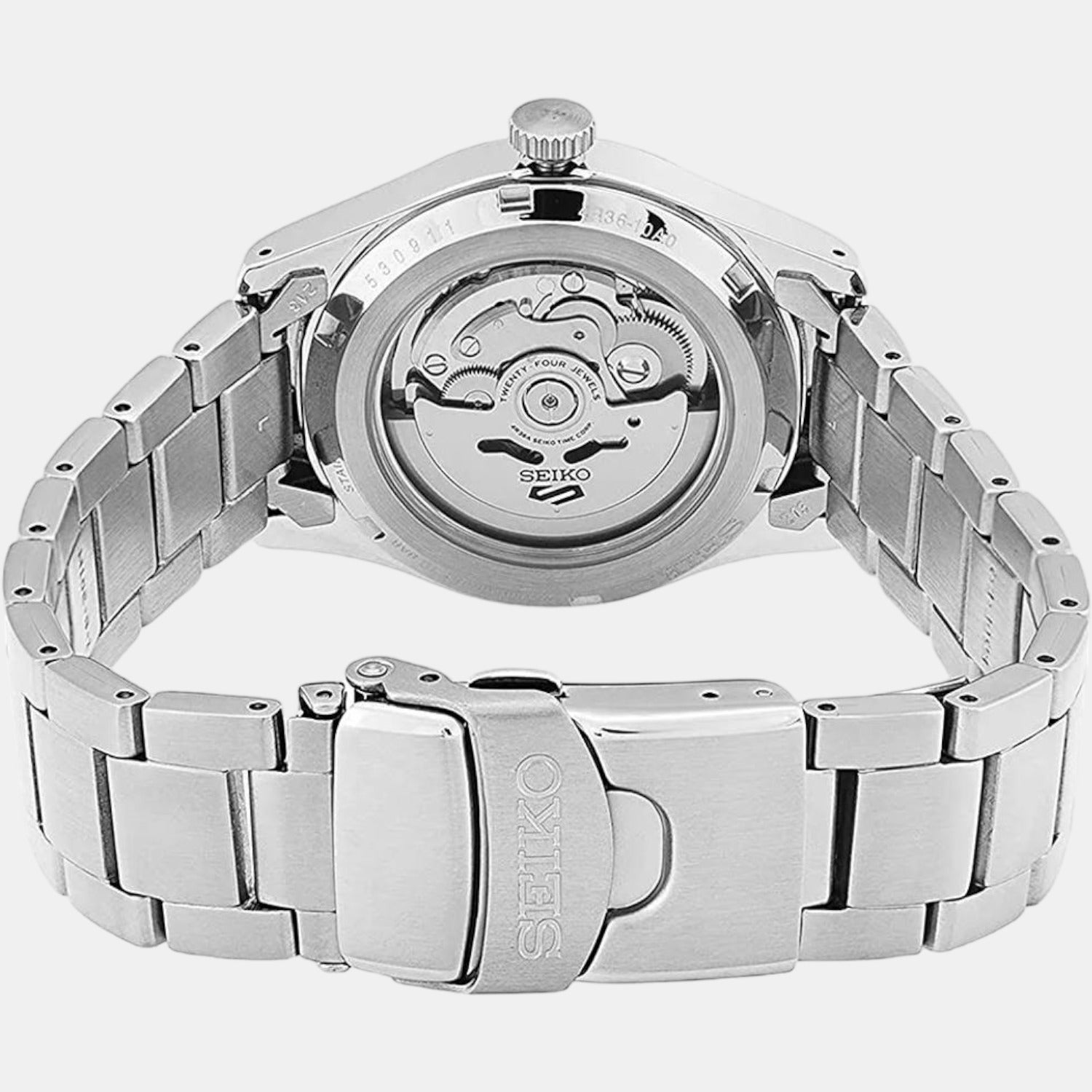 5 Sports Men Automatic Blue Dial Analog Stainless Steel Watch SRPG29K1