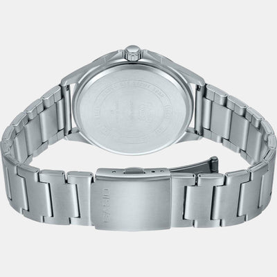 Enticer Men Quartz Black Dial Analog Stainless Steel Watch A2099