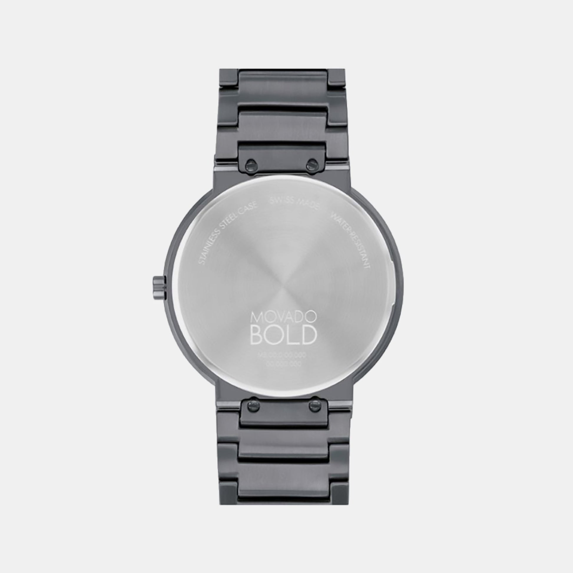 Bold Men Quartz Blue Dial Analog Stainless Steel Watch 3601076