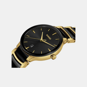 Centrix Unisex Quartz Black Dial Chronograph Ceramic Watch R30022152