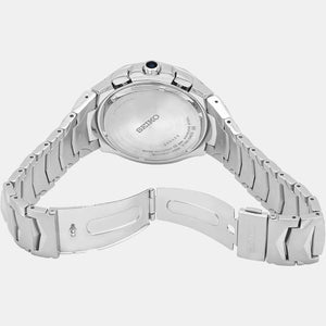Coutura Men Solar Black Dial Chronograph Stainless Steel Watch SSC743P9