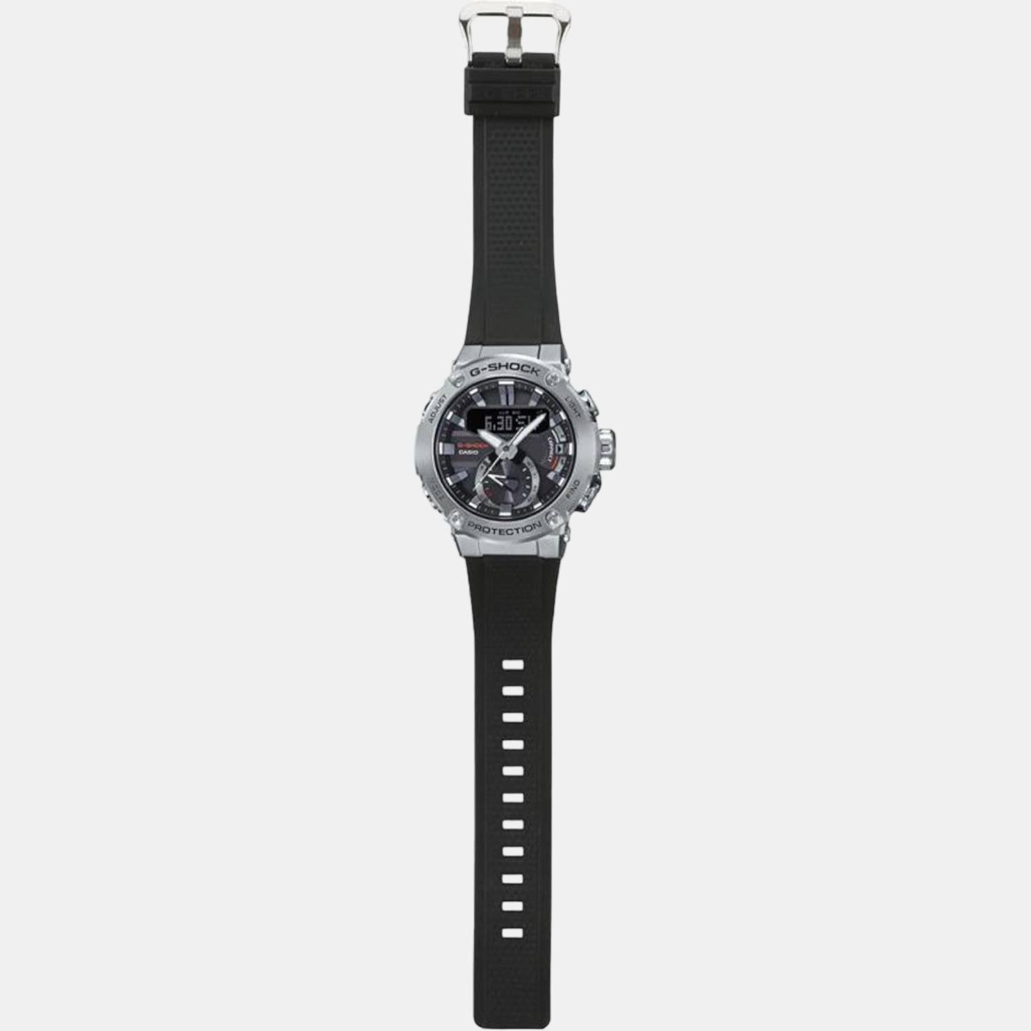 Baby-G Women Quartz Black Dial Analog-Digital Resin Watch B200