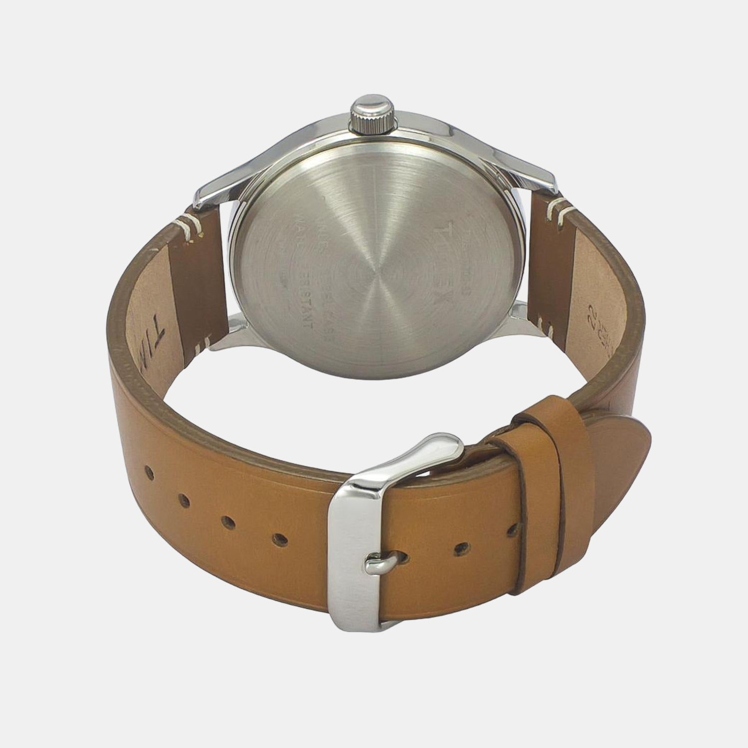 Fashion Men Quartz Green Dial Analog Leather Watch TWEG19700