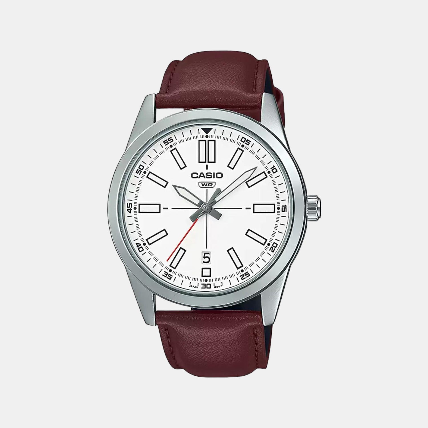 Enticer Men Quartz White Dial Analog Leather Watch A1954