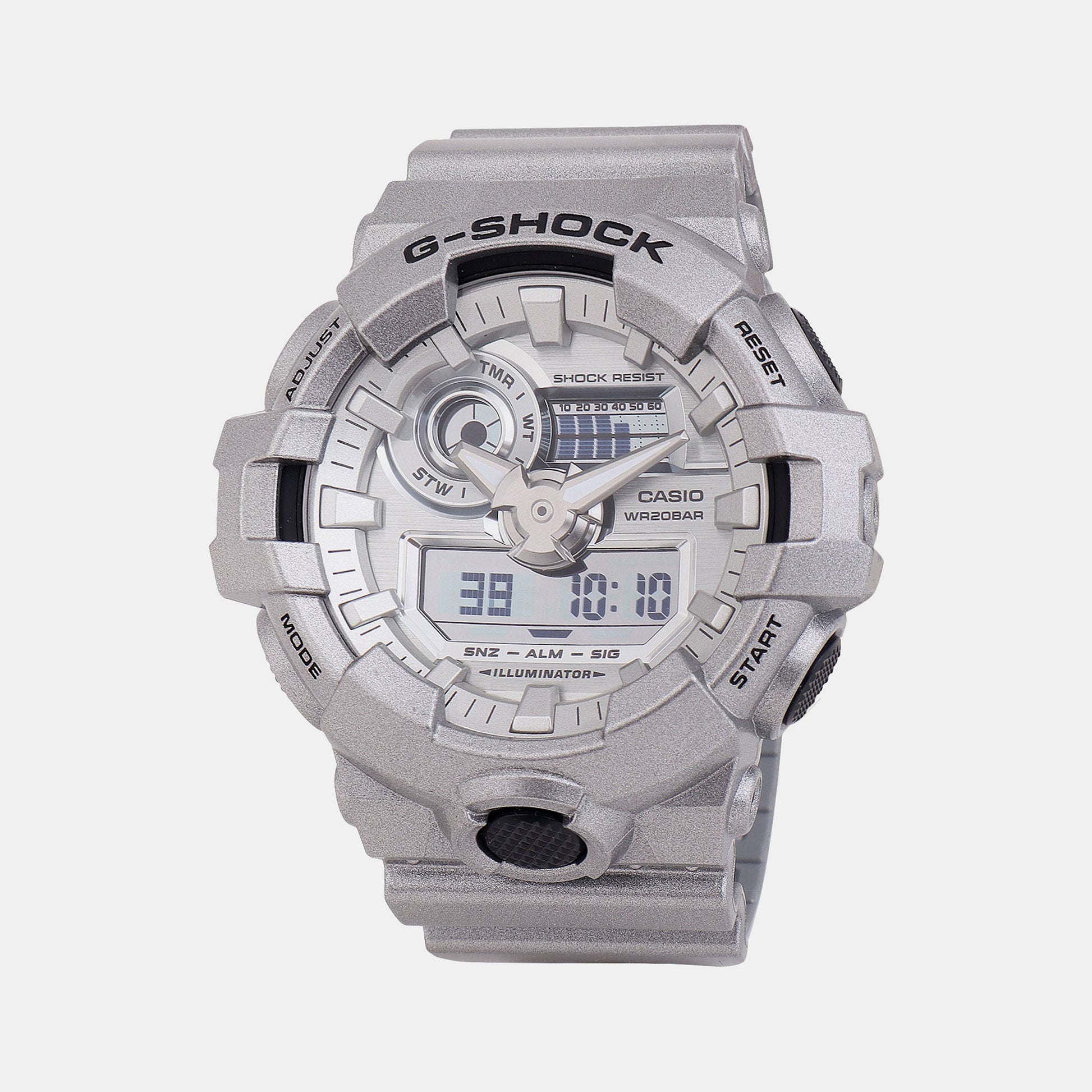 G-Shock Men Quartz Grey Dial Analog-Digital Resin Watch G1415