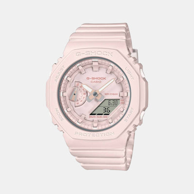 G-Shock Women Women Quartz Pink Dial Analog-Digital Resin Watch G1332