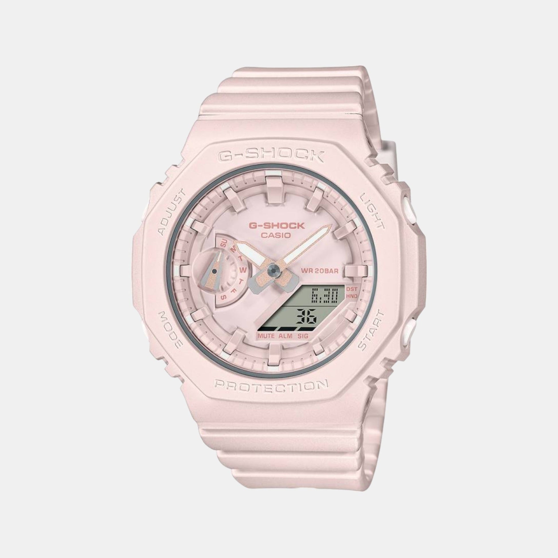 G-Shock Women Women Quartz Pink Dial Analog-Digital Resin Watch G1332