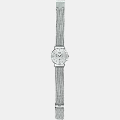 Enticer Men Quartz White Dial Chronograph Stainless Steel Watch A1922