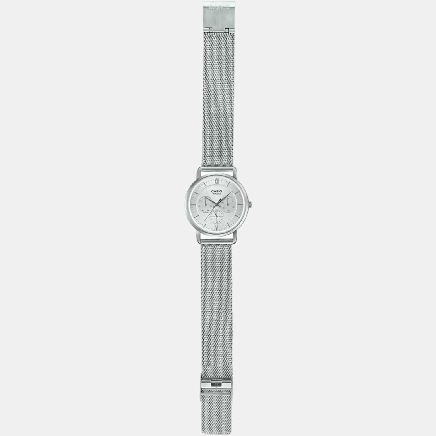 Enticer Men Quartz White Dial Chronograph Stainless Steel Watch A1922