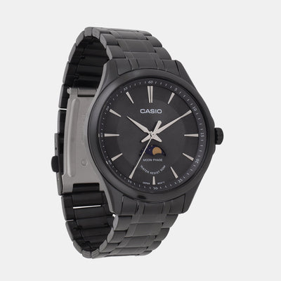 Enticer Men Quartz Black Dial Analog Stainless Steel Watch A2164
