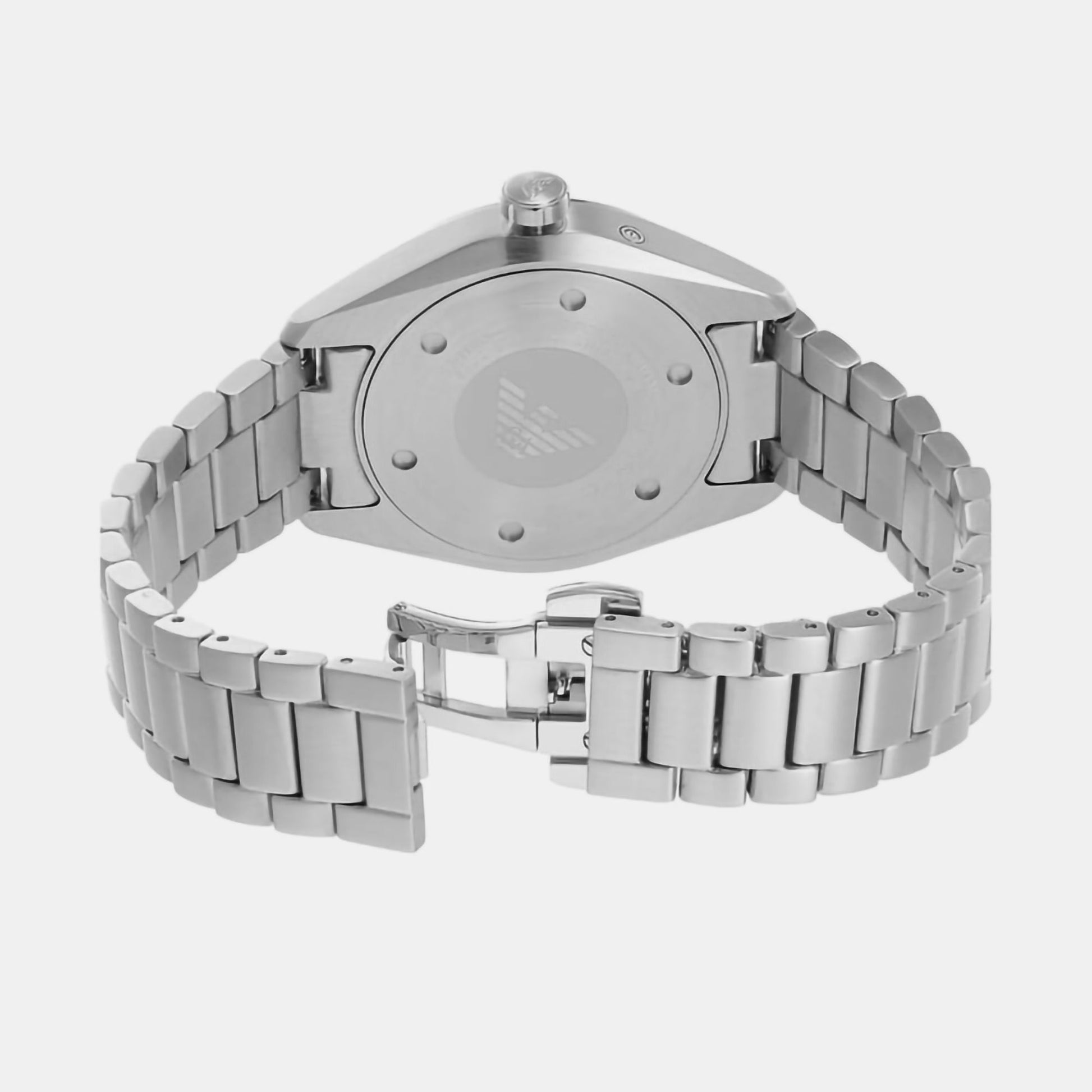 Claudio Men Quartz Blue Dial Analog Stainless Steel Watch AR11553