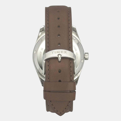 E Class Men Quartz Green Dial Analog Leather Watch TWEG17507
