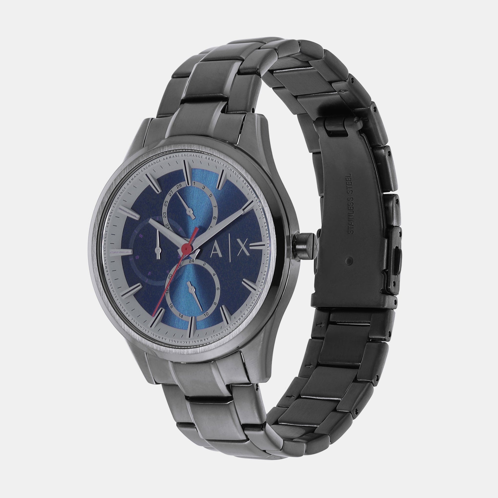 Dante Men Quartz Blue Dial Chronograph Stainless Steel Watch AX1871