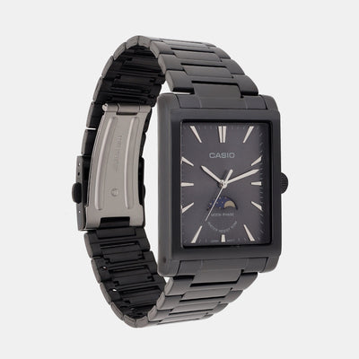 Enticer Men Quartz Black Dial Analog Stainless Steel Watch A2169