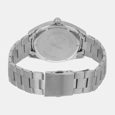 Dress Men Quartz Blue Dial Analog Stainless Steel Watch SUR341P1