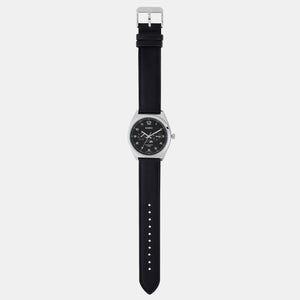 Enticer Men Quartz Black Dial Chronograph Stainless Steel Watch A2177