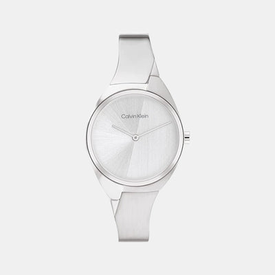 Charming Women Quartz Silver Dial Analog Stainless Steel Watch 25200234